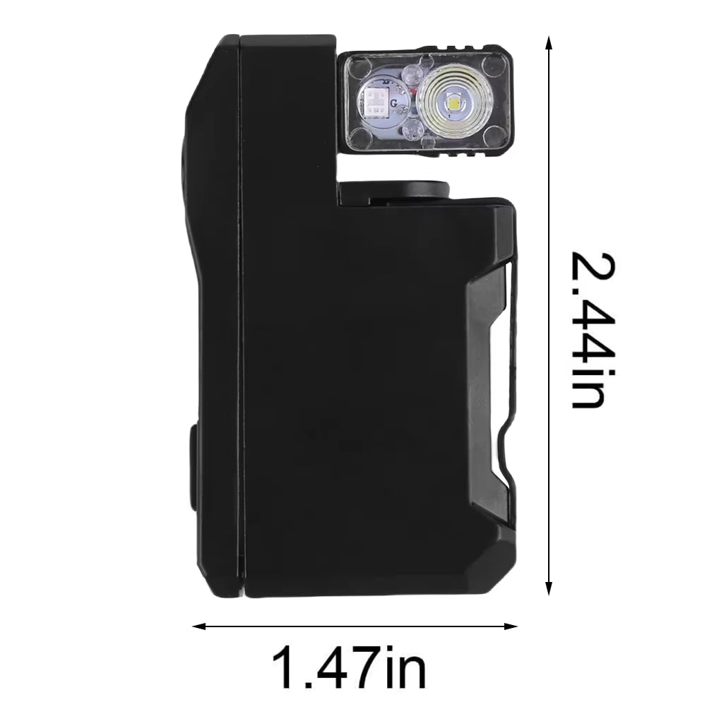 G5 Flat Pocket EDC Flashlight 400 Lumens Rechargeable Portable Torch for Outdoor Camping/Hiking Emergencies Compact Flashlights