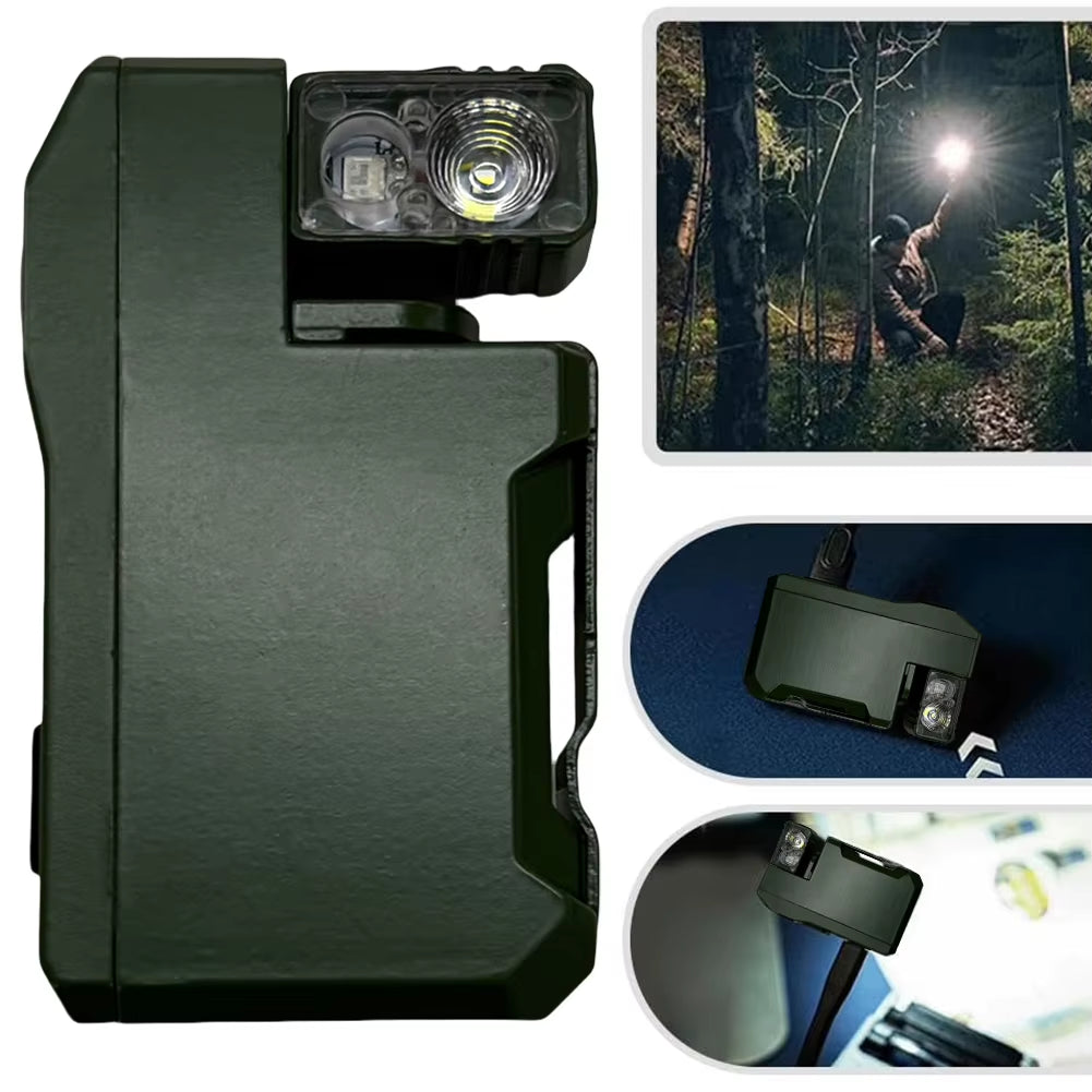 G5 Flat Pocket EDC Flashlight 400 Lumens Rechargeable Portable Torch for Outdoor Camping/Hiking Emergencies Compact Flashlights